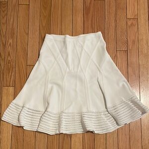 DVF white skirt
